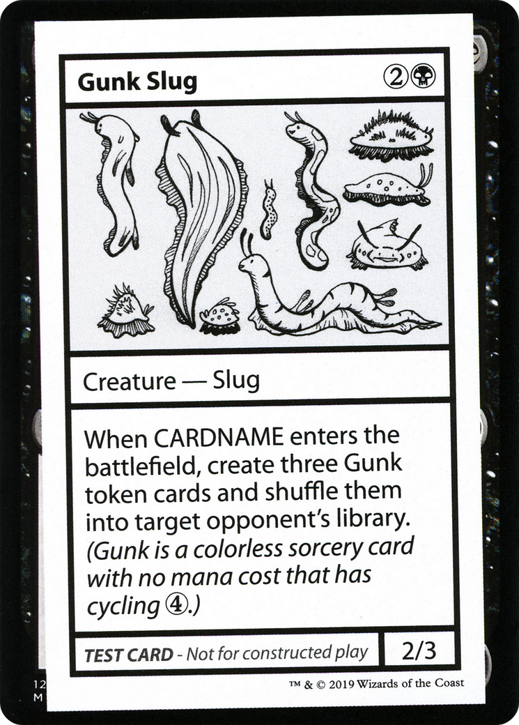 Gunk Slug (2021 Edition) [Mystery Booster Playtest Cards]