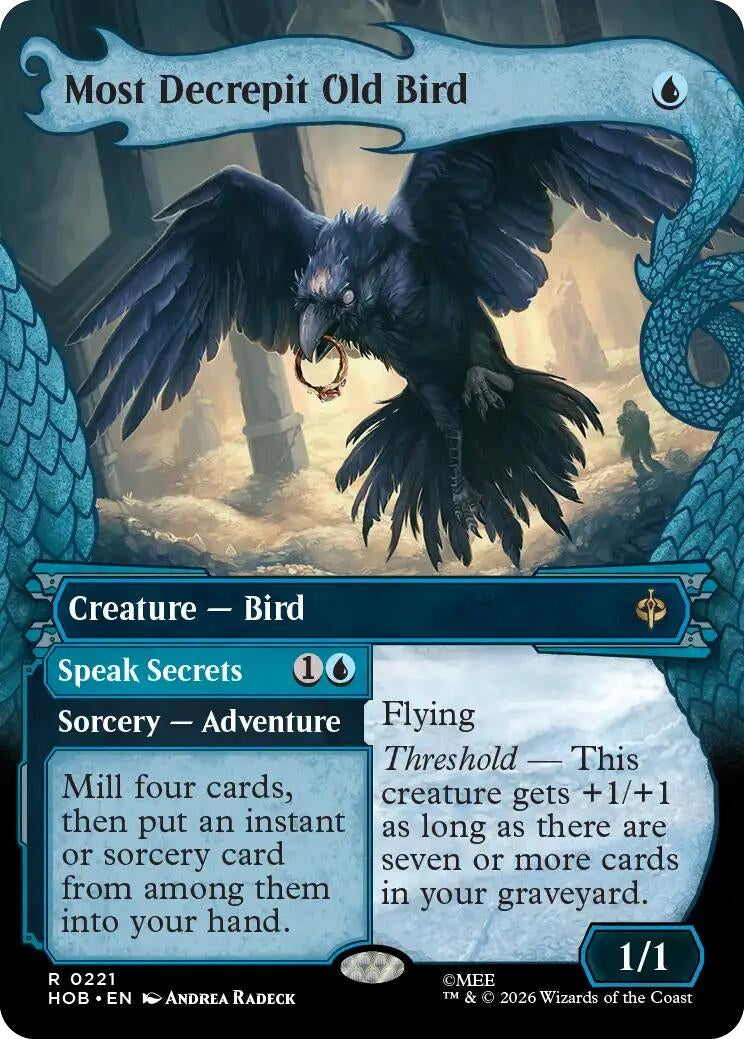 Image for Most Decrepit Old Bird (Showcase) (221) (HOB) - Magic: The Gathering