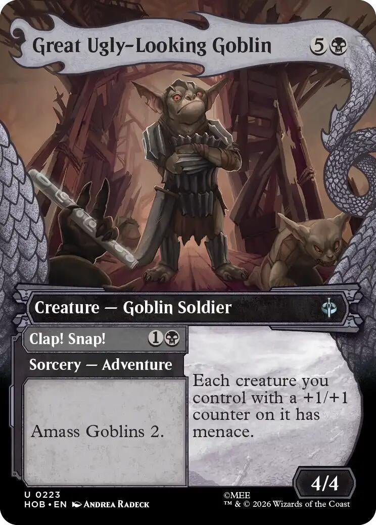Image for Great Ugly-Looking Goblin (Showcase) (223) (HOB) - Magic: The Gathering