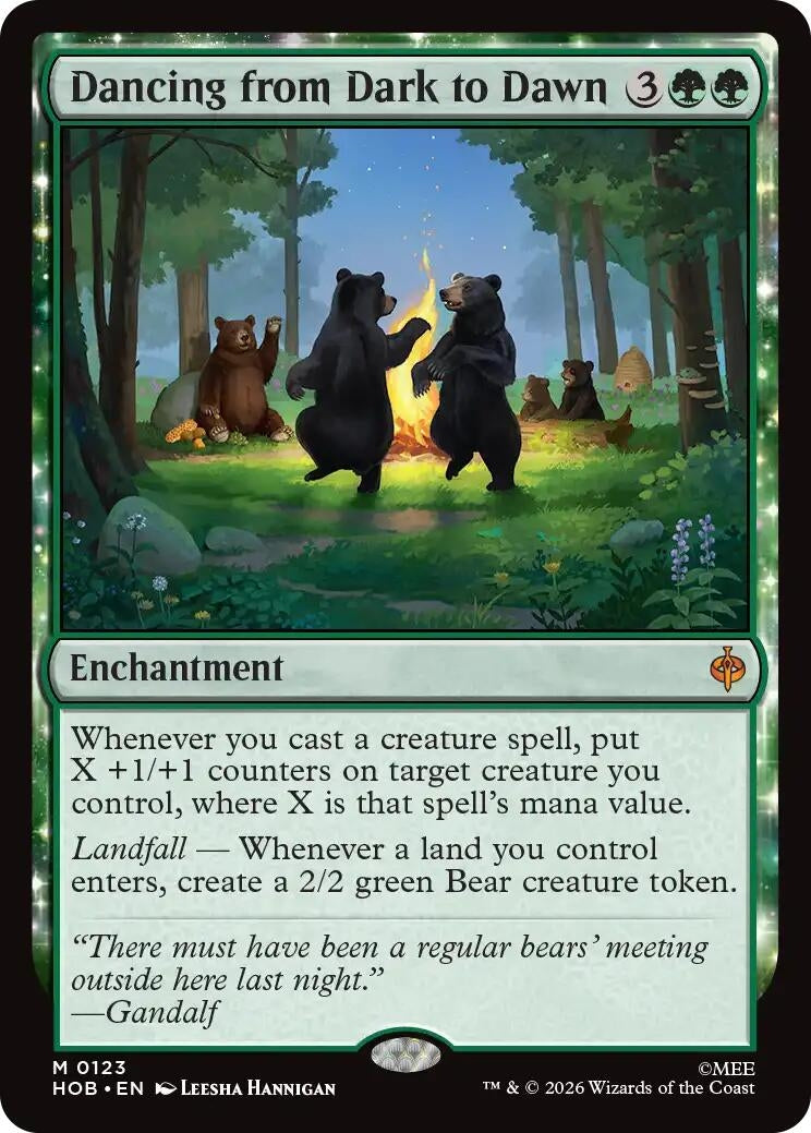 Image for Dancing from Dark to Dawn (123) (HOB) - Magic: The Gathering