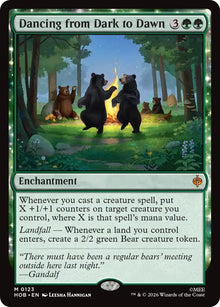 Image for Dancing from Dark to Dawn (123) (HOB) - Magic: The Gathering