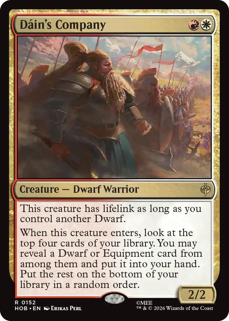 Image for Dain's Company (152) (HOB) - Magic: The Gathering