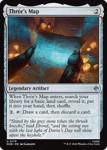 Image for Thror's Map (179) (HOB) - Magic: The Gathering