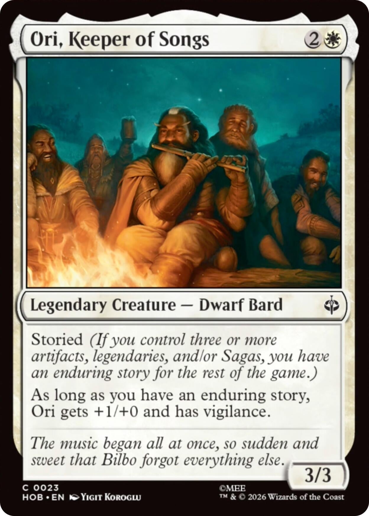 Image for Ori, Keeper of Songs (23) (HOB) - Magic: The Gathering