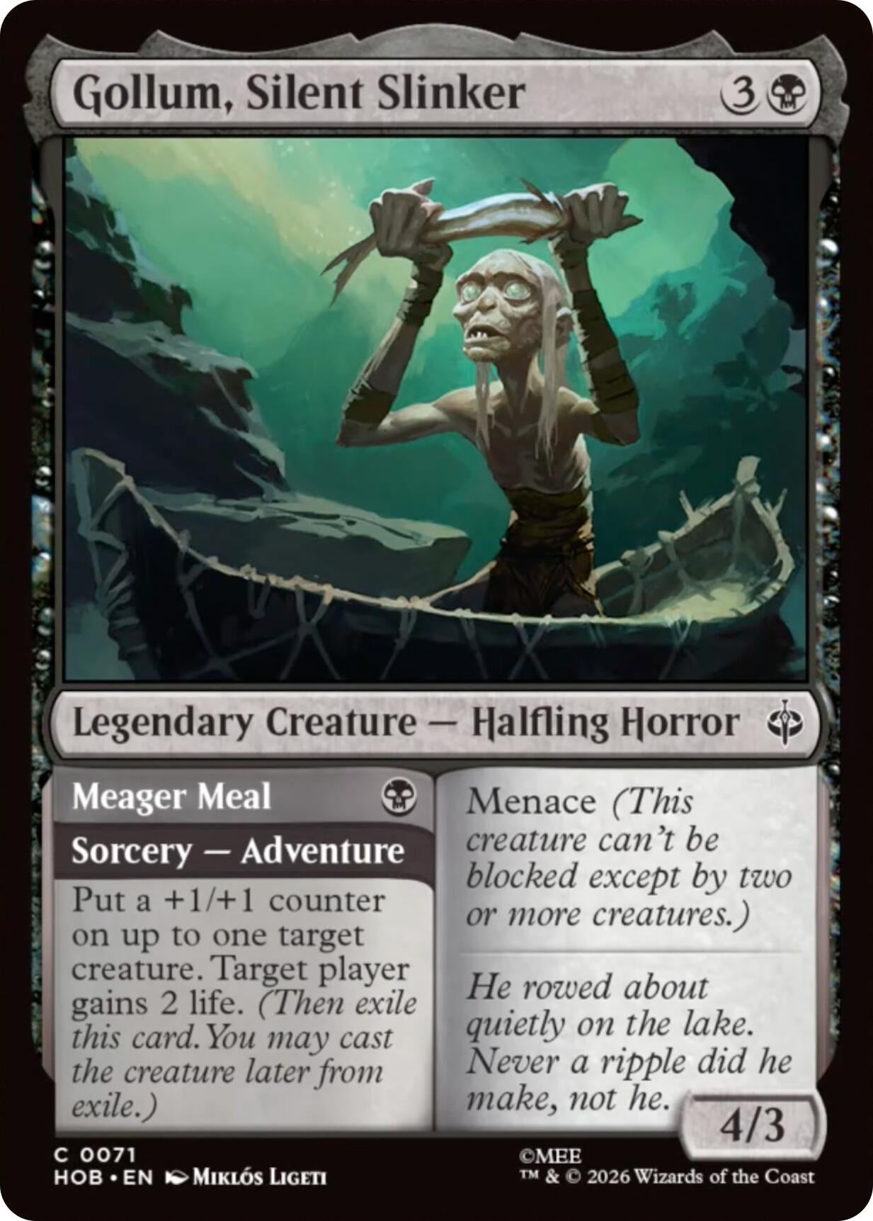 Image for Gollum, Silent Slinker (71) (HOB) - Magic: The Gathering