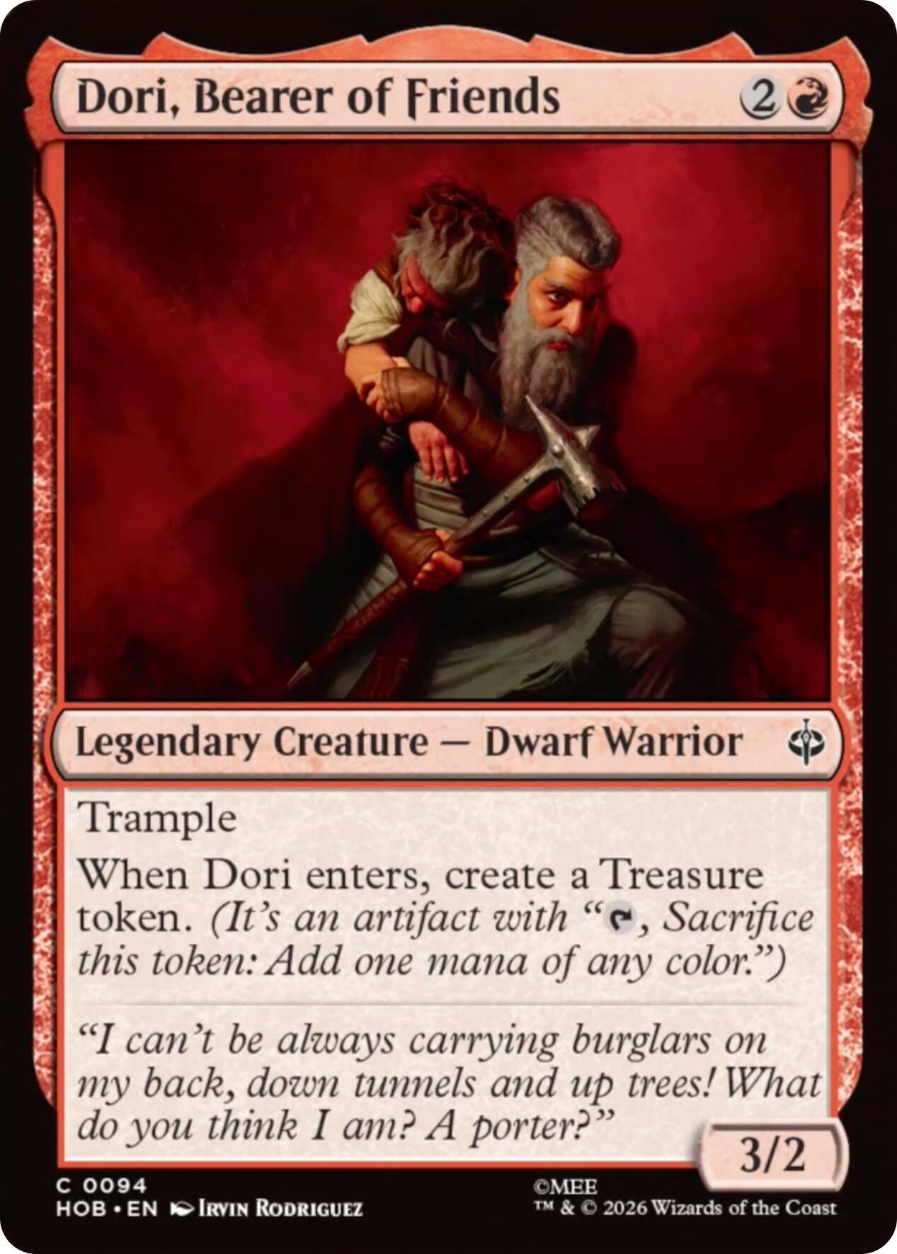 Image for Dori, Bearer of Friends (94) (HOB) - Magic: The Gathering