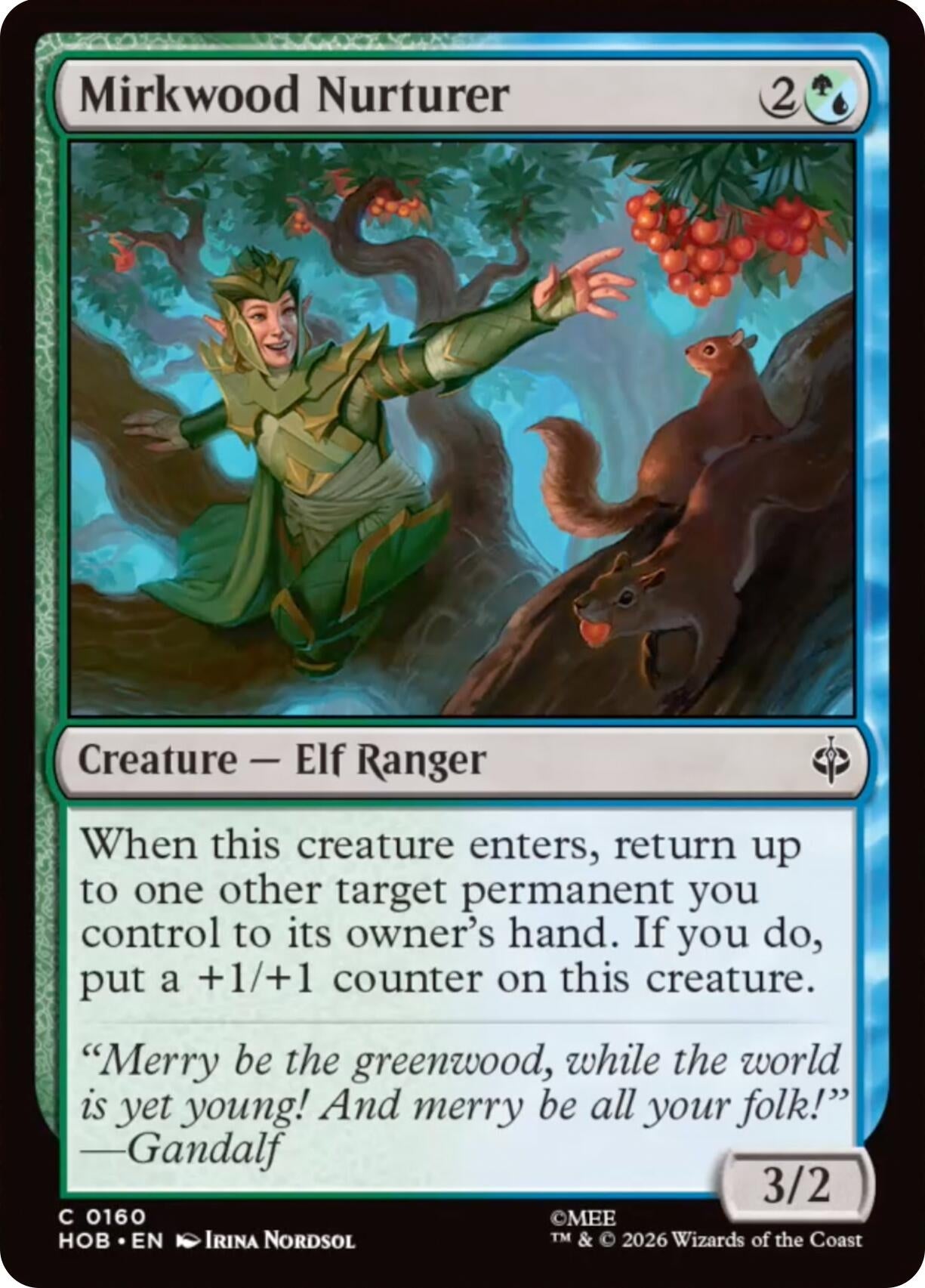 Image for Mirkwood Nurturer (160) (HOB) - Magic: The Gathering