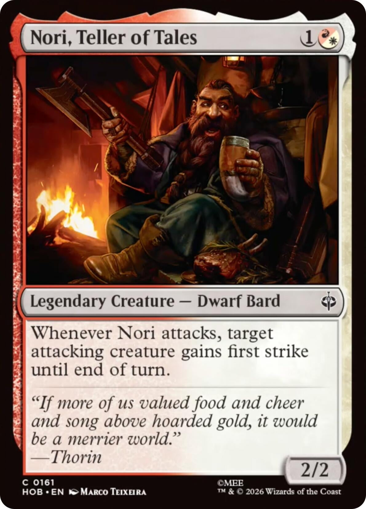 Image for Nori, Teller of Tales (161) (HOB) - Magic: The Gathering