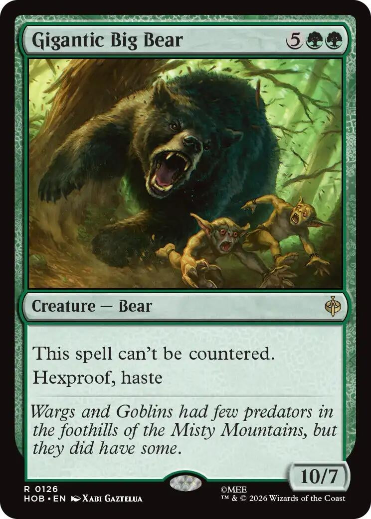 Image for Gigantic Big Bear (126) (HOB) - Magic: The Gathering