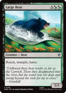 Image for Large Bear (159) (HOB) - Magic: The Gathering