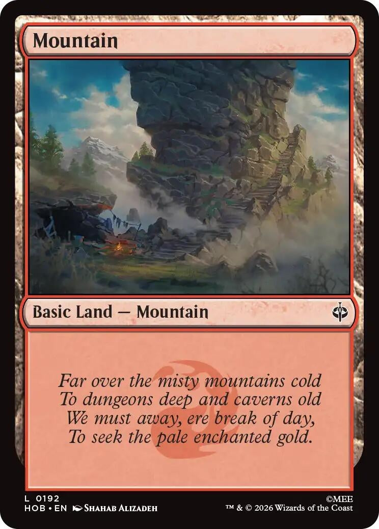 Image for Mountain (0192) (192) (HOB) - Magic: The Gathering