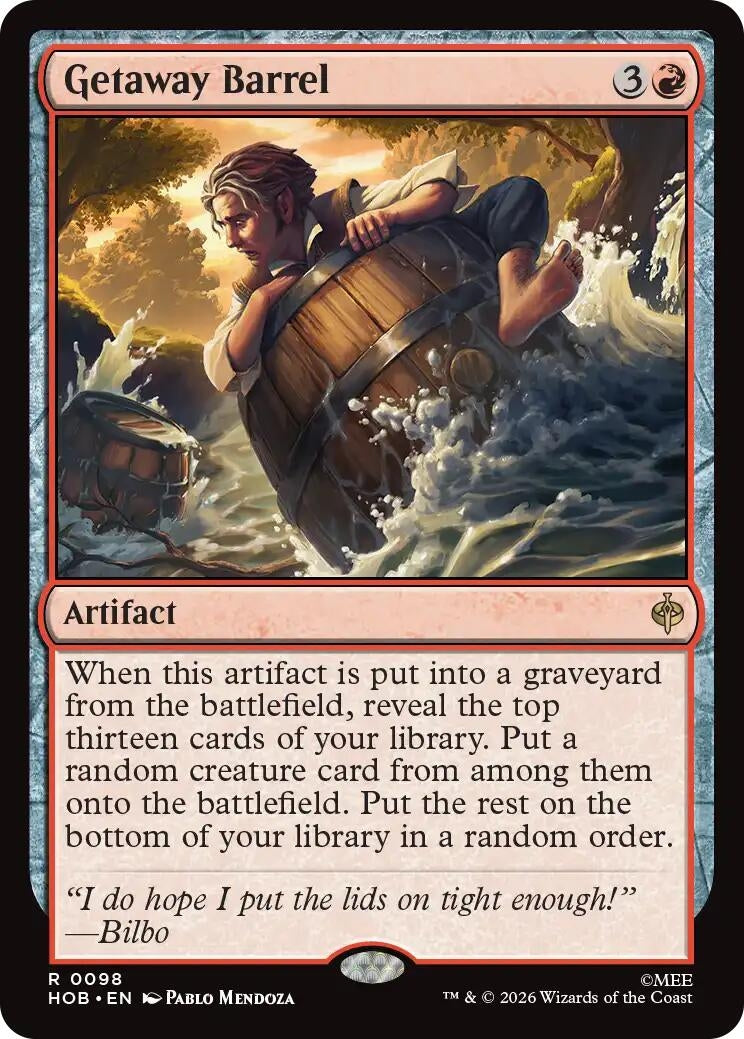 Image for Getaway Barrel (98) (HOB) - Magic: The Gathering