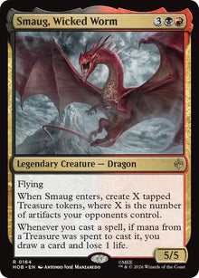 Image for Smaug, Wicked Worm (164) (HOB) - Magic: The Gathering