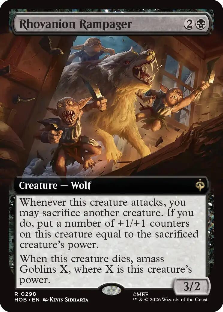 Image for Rhovanion Rampager (Extended Art) (298) (HOB) - Magic: The Gathering