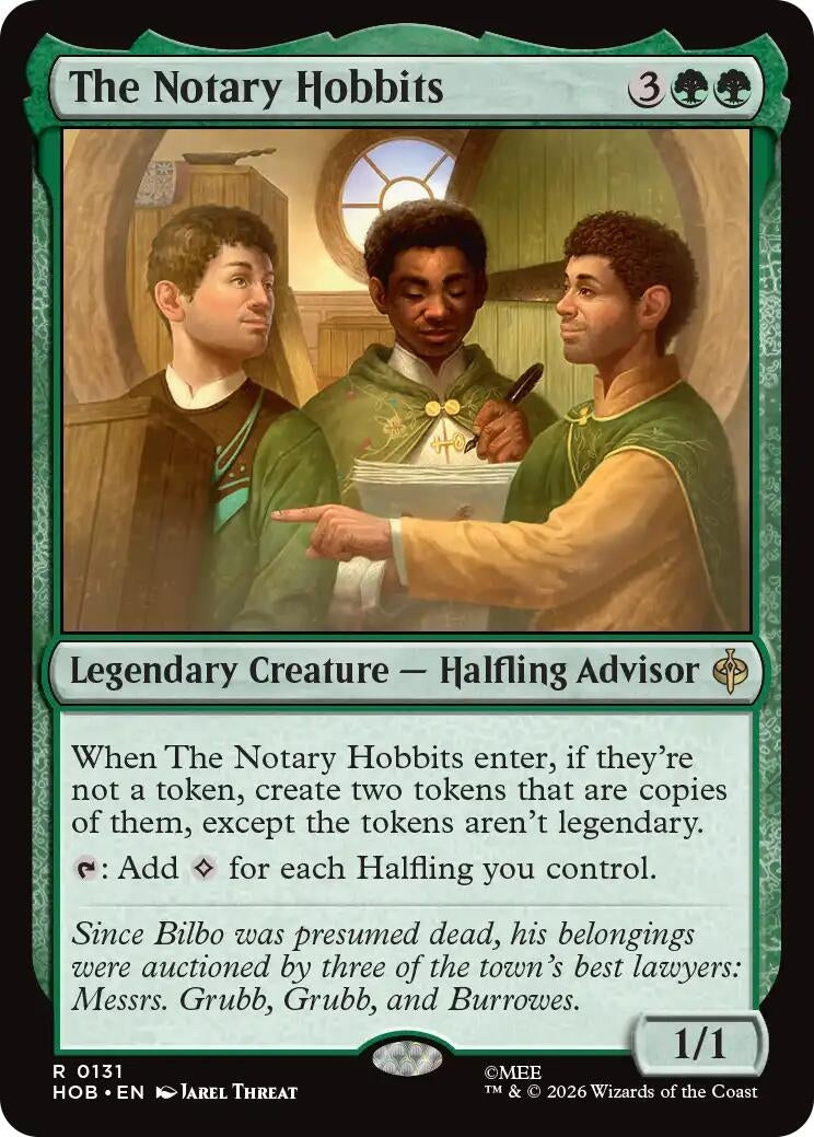 Image for The Notary Hobbits (131) (HOB) - Magic: The Gathering
