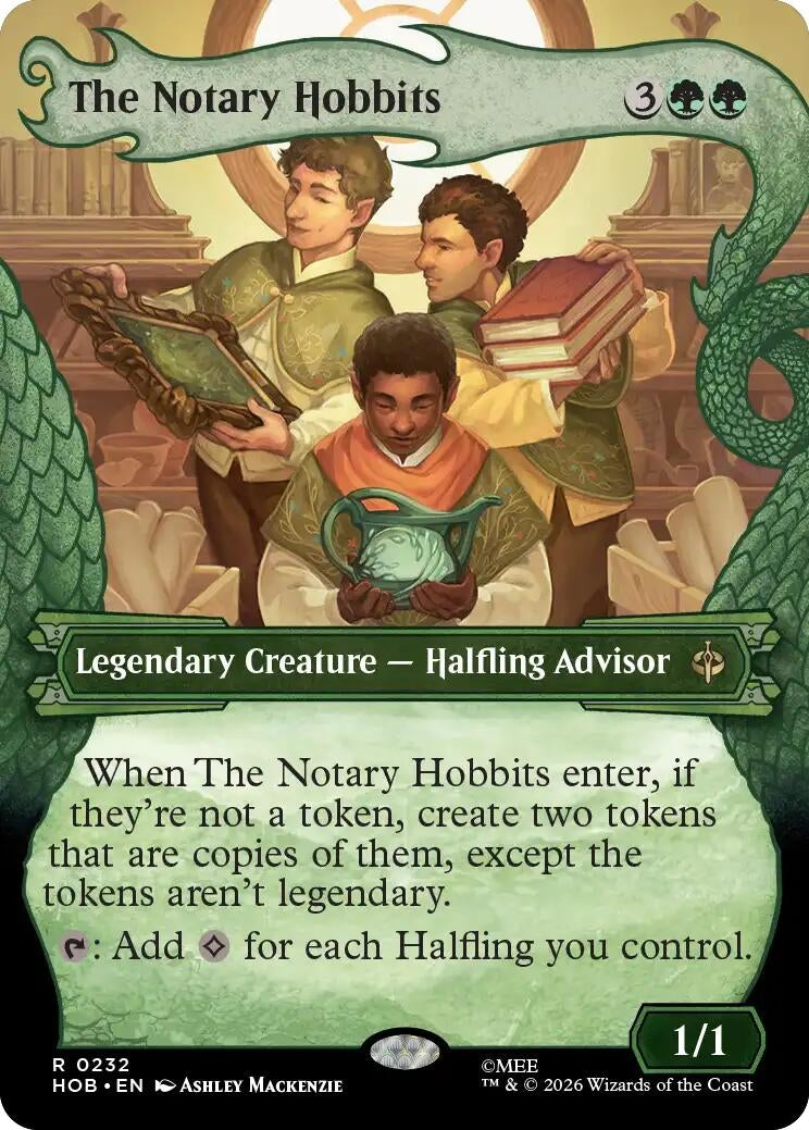 Image for The Notary Hobbits (Showcase) (232) (HOB) - Magic: The Gathering