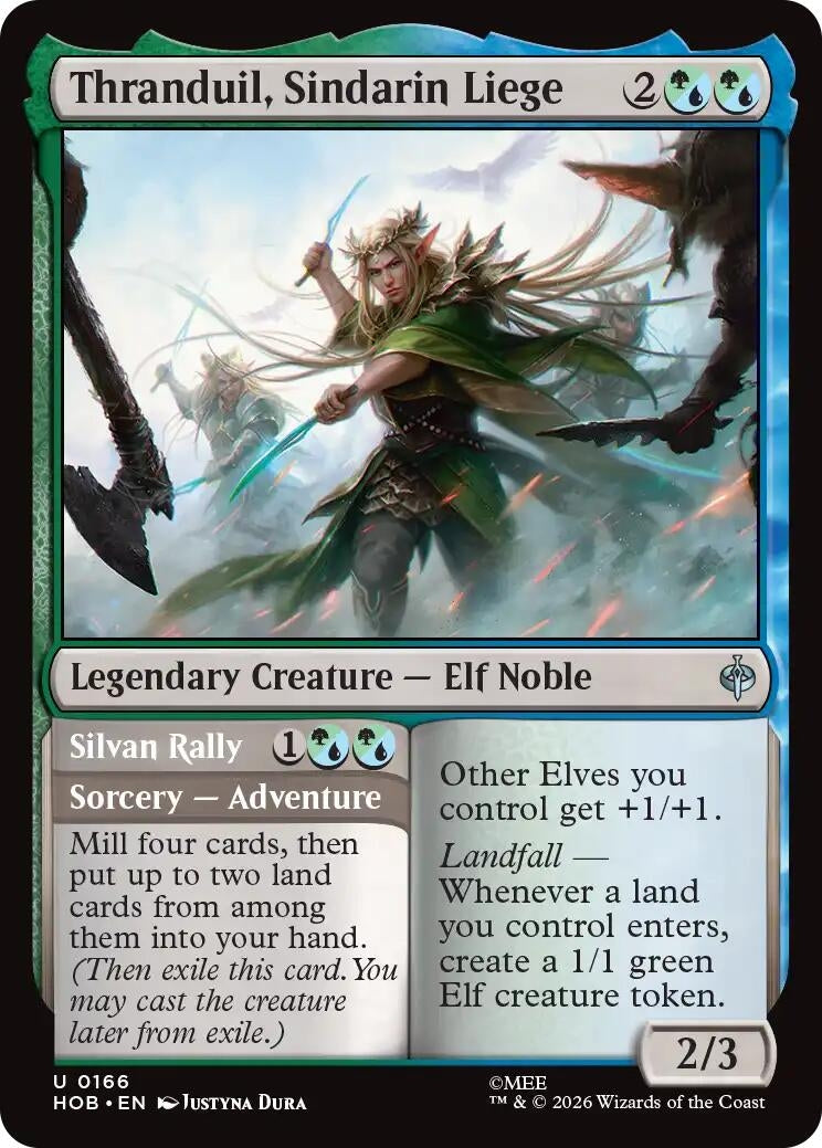 Image for Thranduil, Sindarin Liege (166) (HOB) - Magic: The Gathering