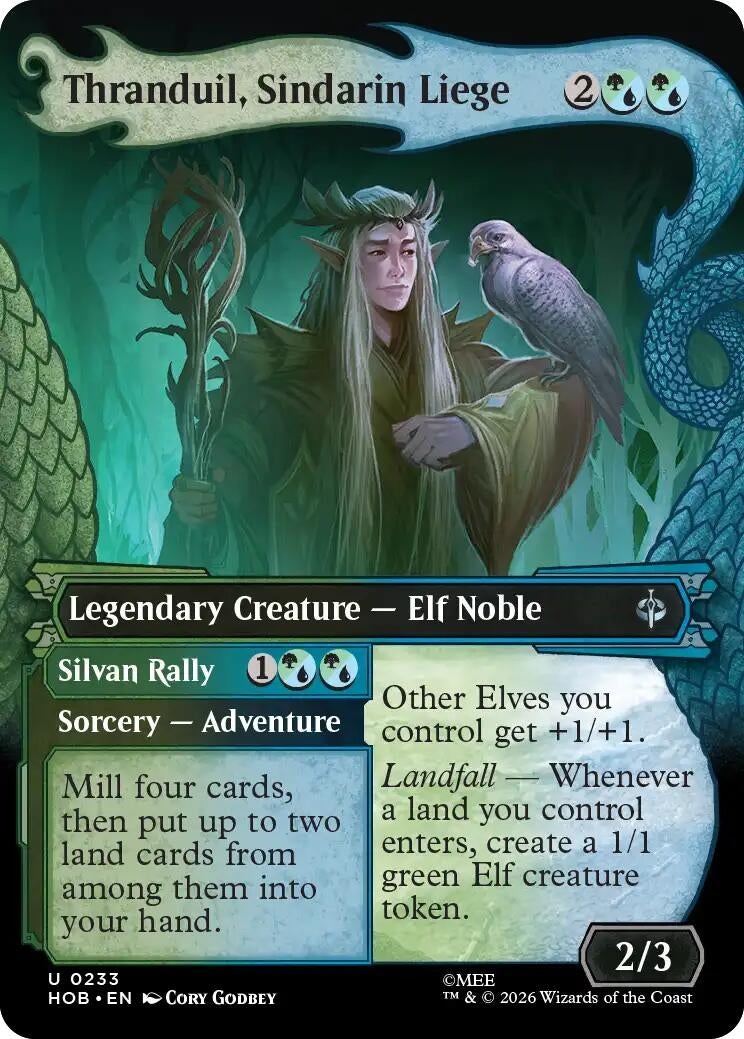 Image for Thranduil, Sindarin Liege (Showcase) (233) (HOB) - Magic: The Gathering