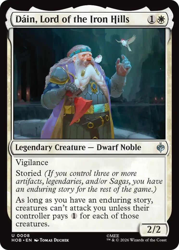 Image for Dain, Lord of the Iron Hills (8) (HOB) - Magic: The Gathering