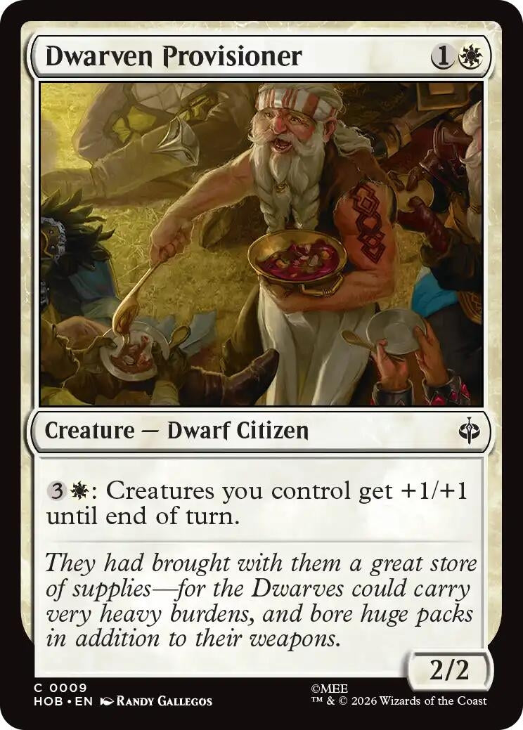 Image for Dwarven Provisioner (9) (HOB) - Magic: The Gathering