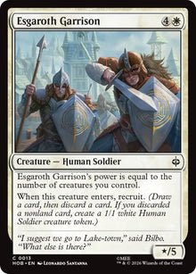 Image for Esgaroth Garrison (13) (HOB) - Magic: The Gathering