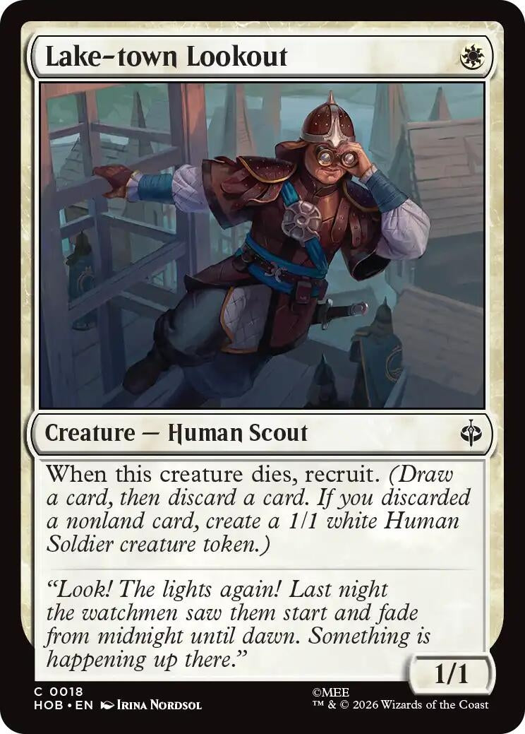 Image for Lake-town Lookout (18) (HOB) - Magic: The Gathering
