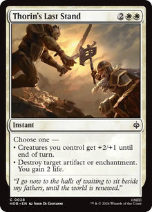 Image for Thorin's Last Stand (28) (HOB) - Magic: The Gathering