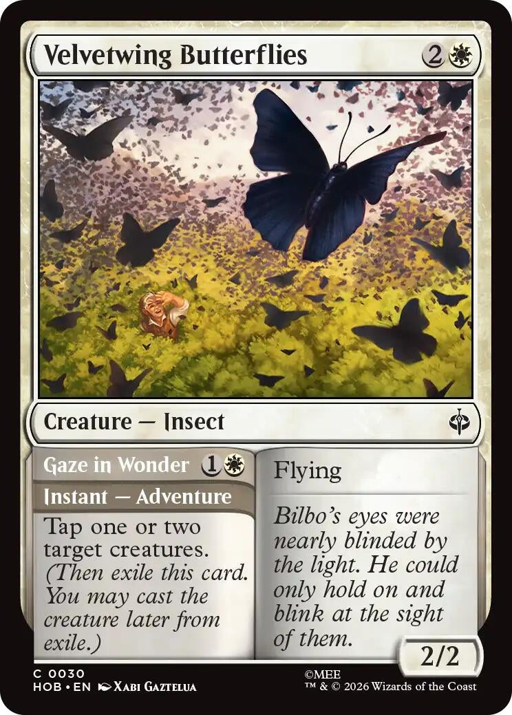 Image for Velvetwing Butterflies (30) (HOB) - Magic: The Gathering