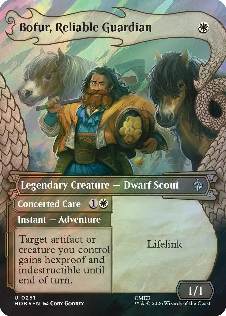 Image for Bofur, Reliable Guardian (Showcase) (Surge Foil) (251) (HOB) - Magic: The Gathering