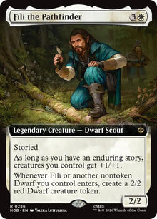 Image for Fili the Pathfinder (Extended Art) (286) (HOB) - Magic: The Gathering