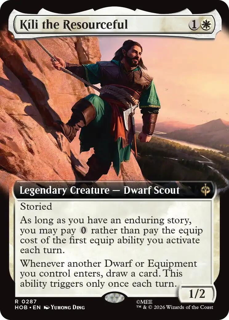Image for Kili the Resourceful (Extended Art) (287) (HOB) - Magic: The Gathering