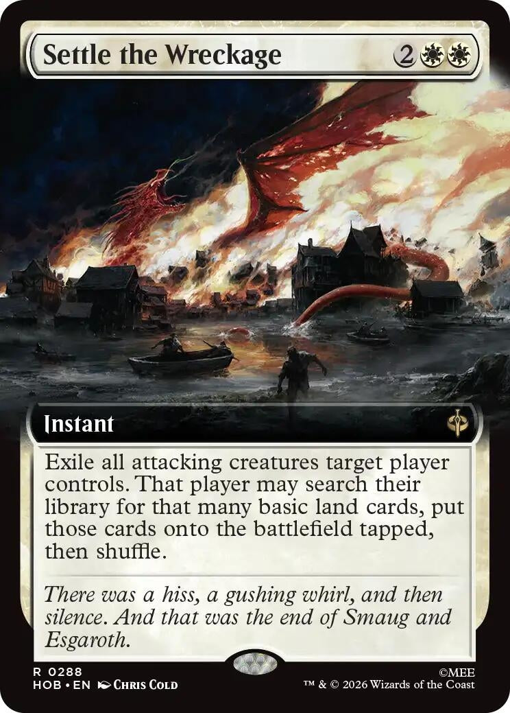 Image for Settle the Wreckage (Extended Art) (288) (HOB) - Magic: The Gathering