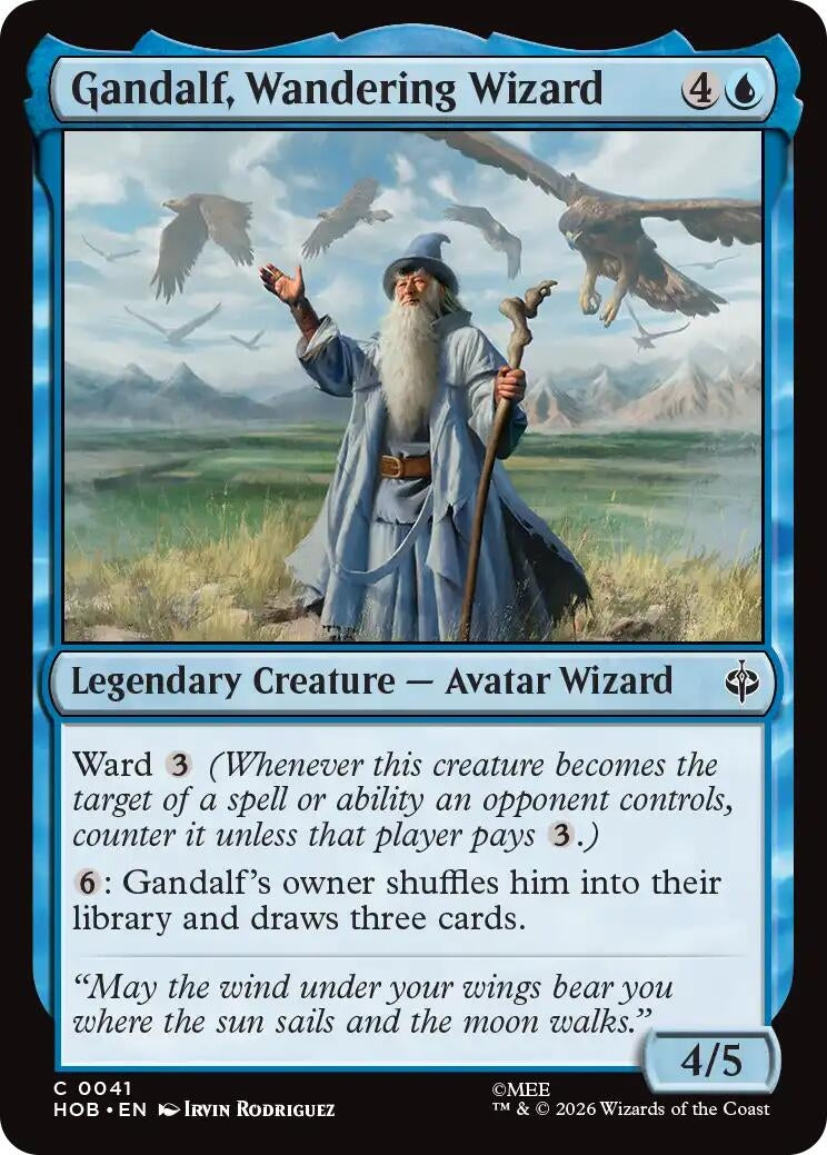 Image for Gandalf, Wandering Wizard (41) (HOB) - Magic: The Gathering