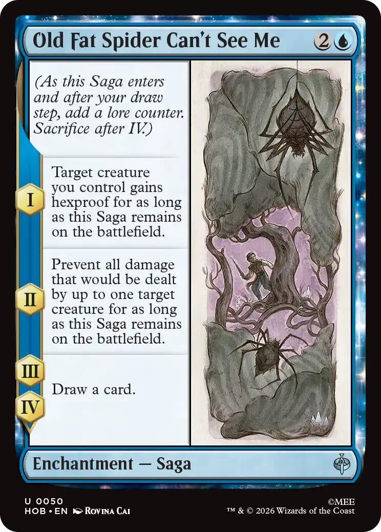 Image for Old Fat Spider Can't See Me (50) (HOB) - Magic: The Gathering