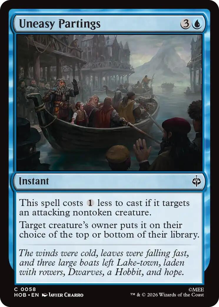 Image for Uneasy Partings (58) (HOB) - Magic: The Gathering