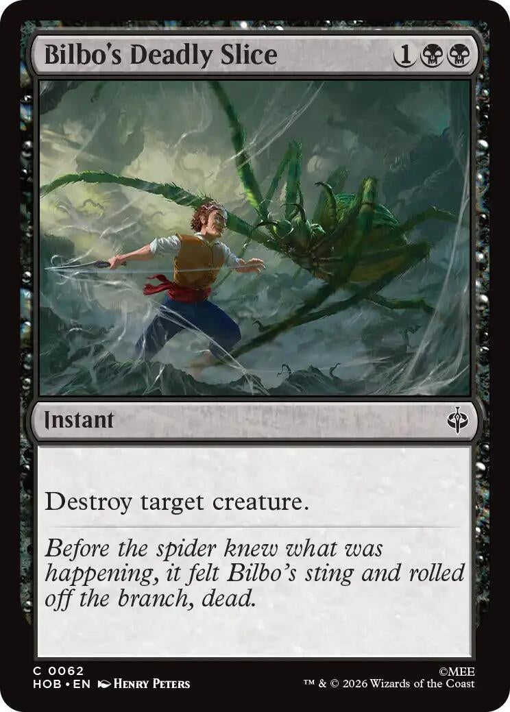 Image for Bilbo's Deadly Slice (62) (HOB) - Magic: The Gathering