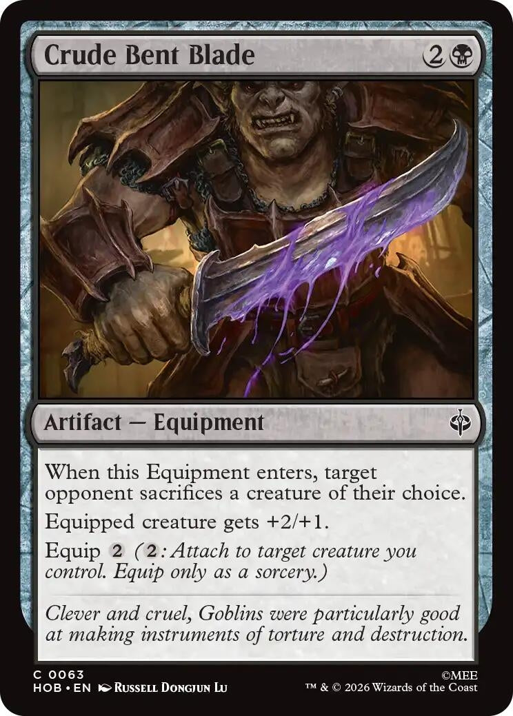 Image for Crude Bent Blade (63) (HOB) - Magic: The Gathering