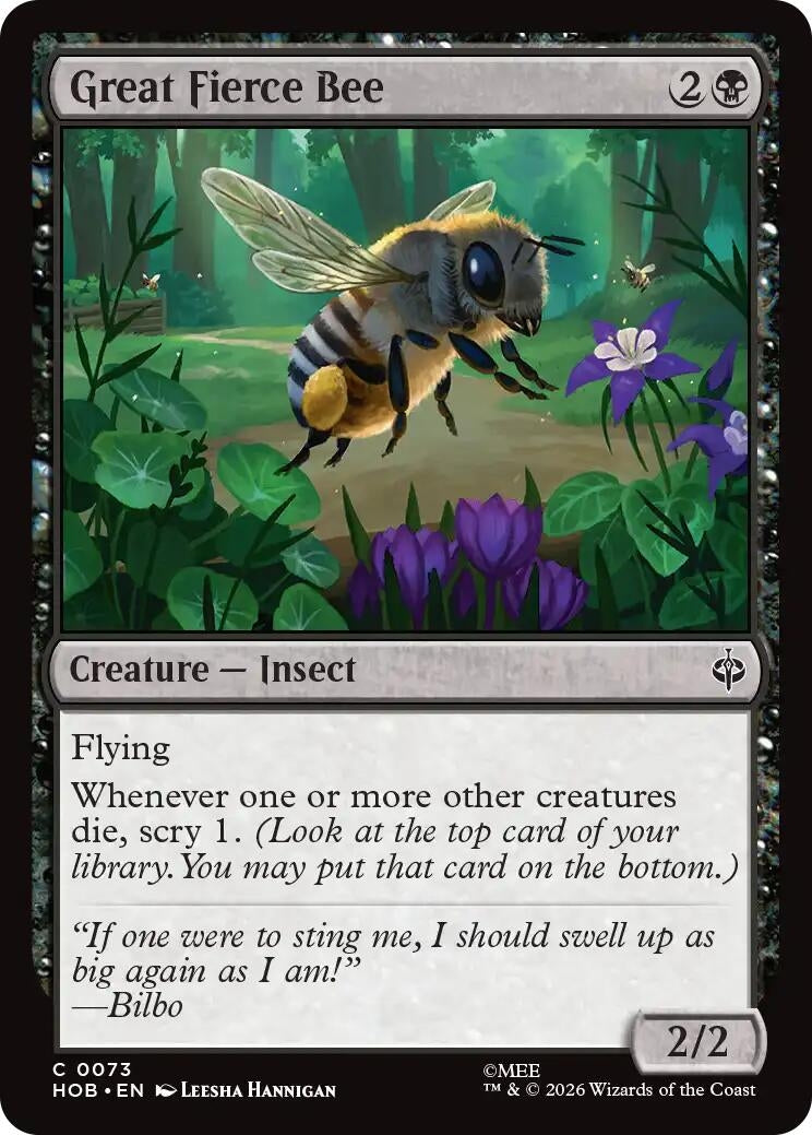 Image for Great Fierce Bee (73) (HOB) - Magic: The Gathering
