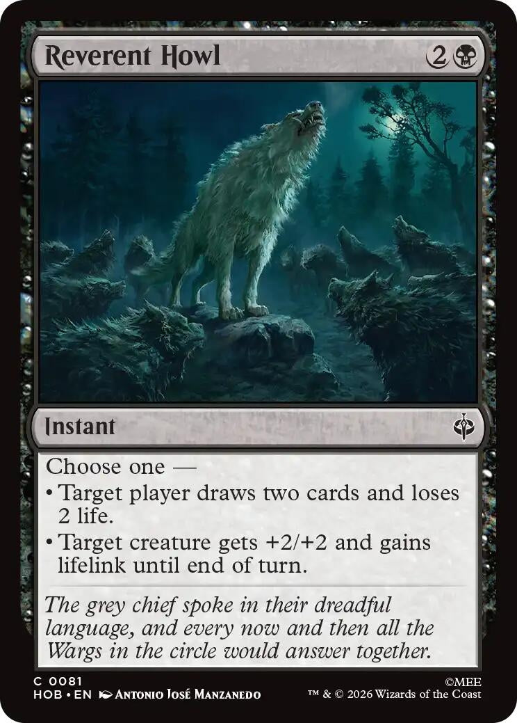 Image for Reverent Howl (81) (HOB) - Magic: The Gathering