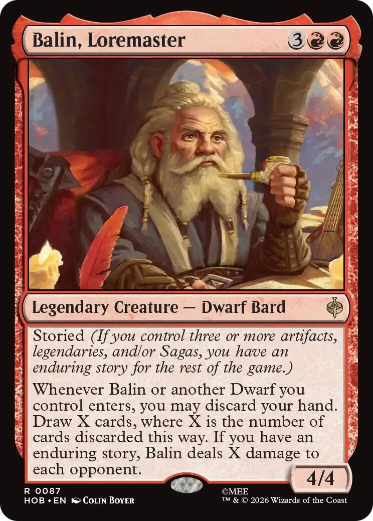 Image for Balin, Loremaster (87) (HOB) - Magic: The Gathering