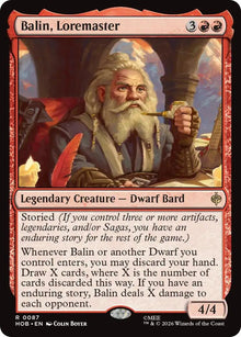 Image for Balin, Loremaster (87) (HOB) - Magic: The Gathering