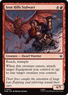 Image for Iron Hills Stalwart (102) (HOB) - Magic: The Gathering