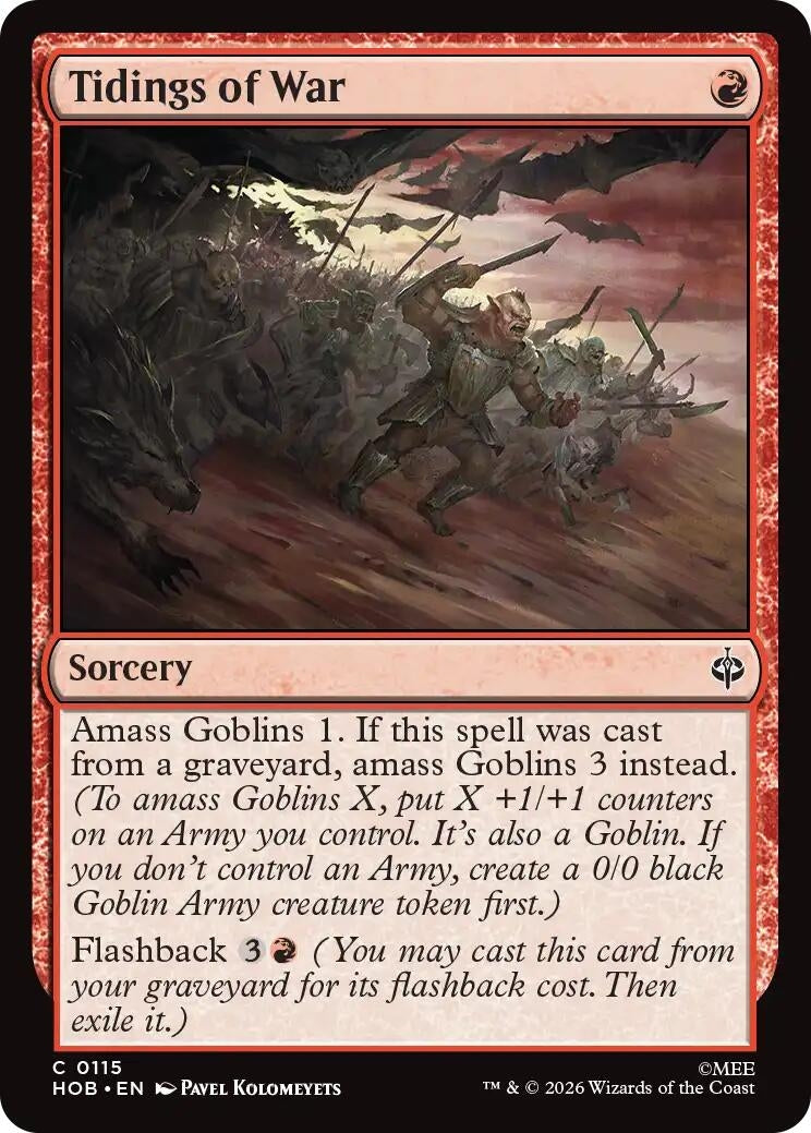 Image for Tidings of War (115) (HOB) - Magic: The Gathering