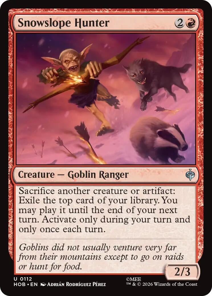Image for Snowslope Hunter (112) (HOB) - Magic: The Gathering