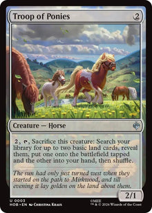 Image for Troop of Ponies (3) (HOB) - Magic: The Gathering