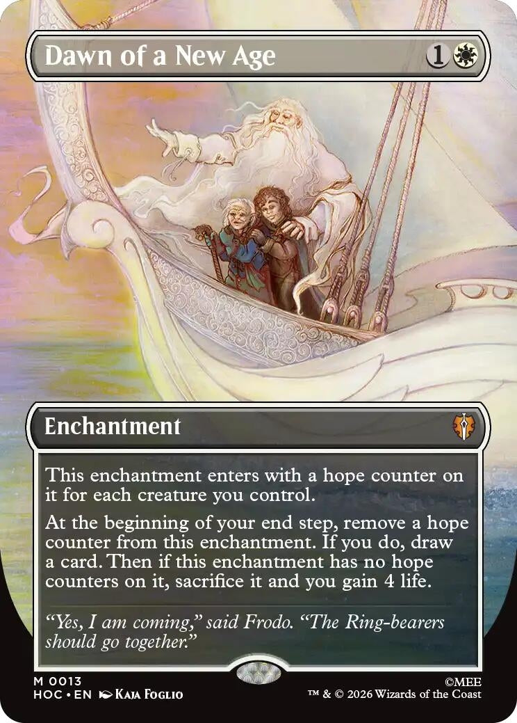 Image for Dawn of a New Age (Borderless) (13) (HOC) - Magic: The Gathering