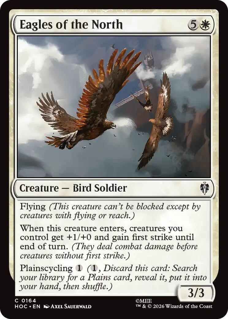Image for Eagles of the North (164) (HOC) - Magic: The Gathering