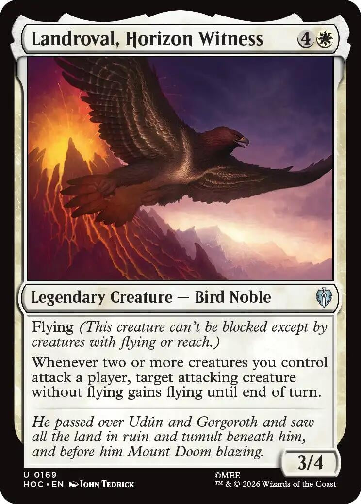 Image for Landroval, Horizon Witness (169) (HOC) - Magic: The Gathering