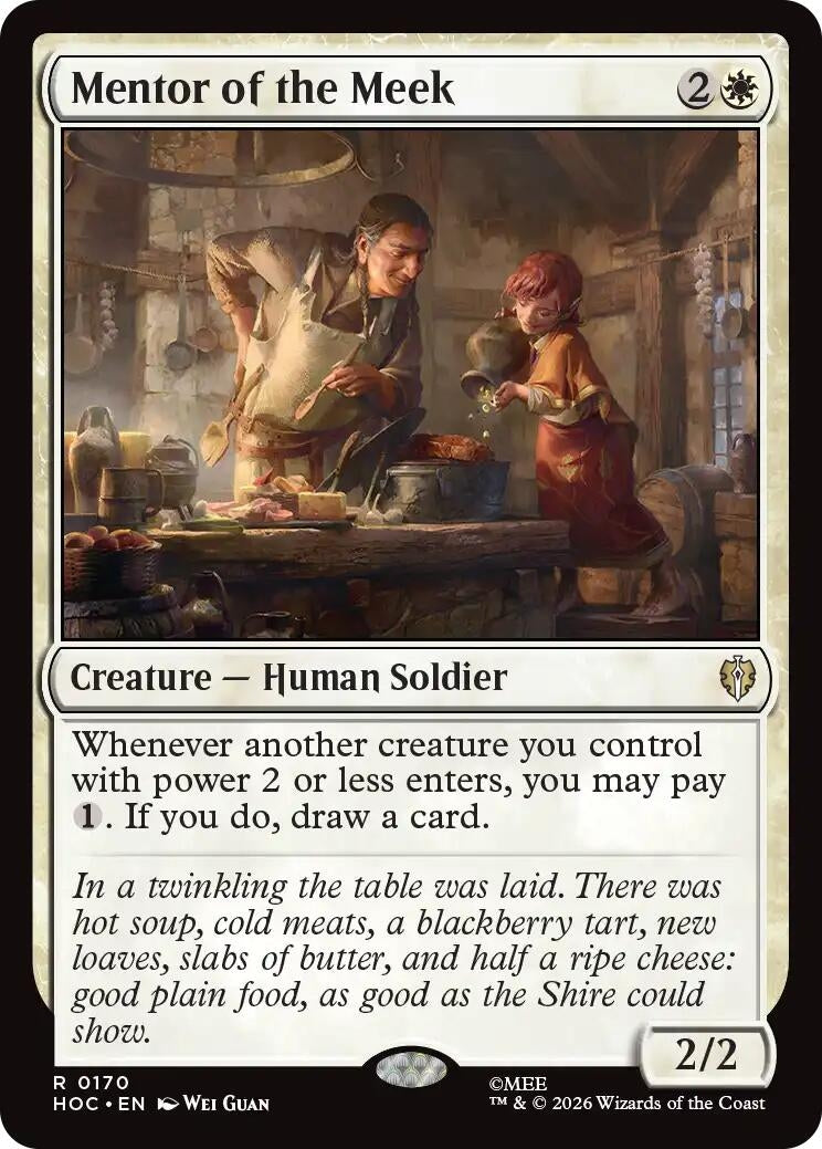 Image for Mentor of the Meek (170) (HOC) - Magic: The Gathering