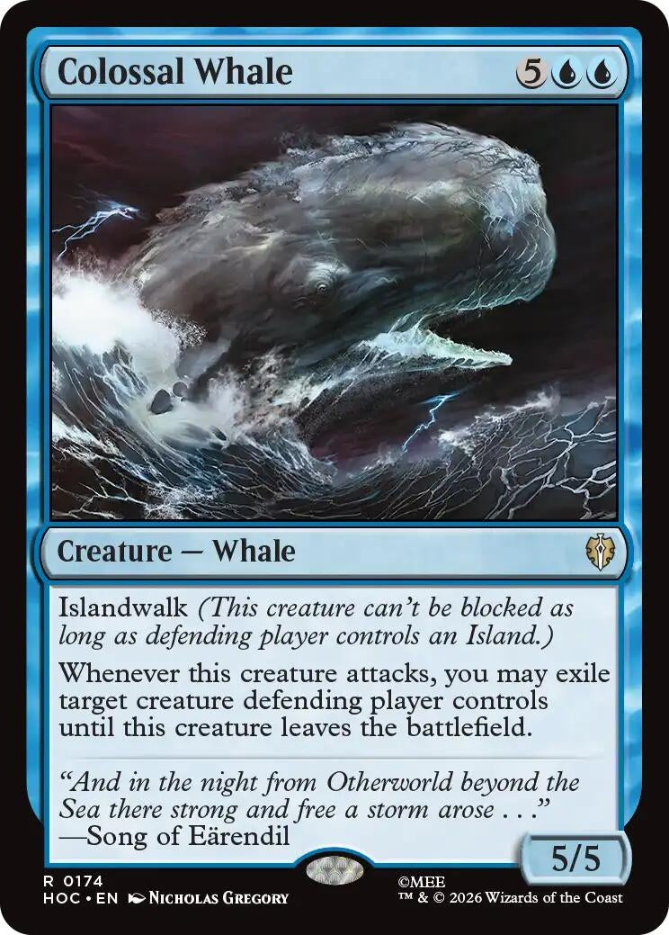 Image for Colossal Whale (174) (HOC) - Magic: The Gathering